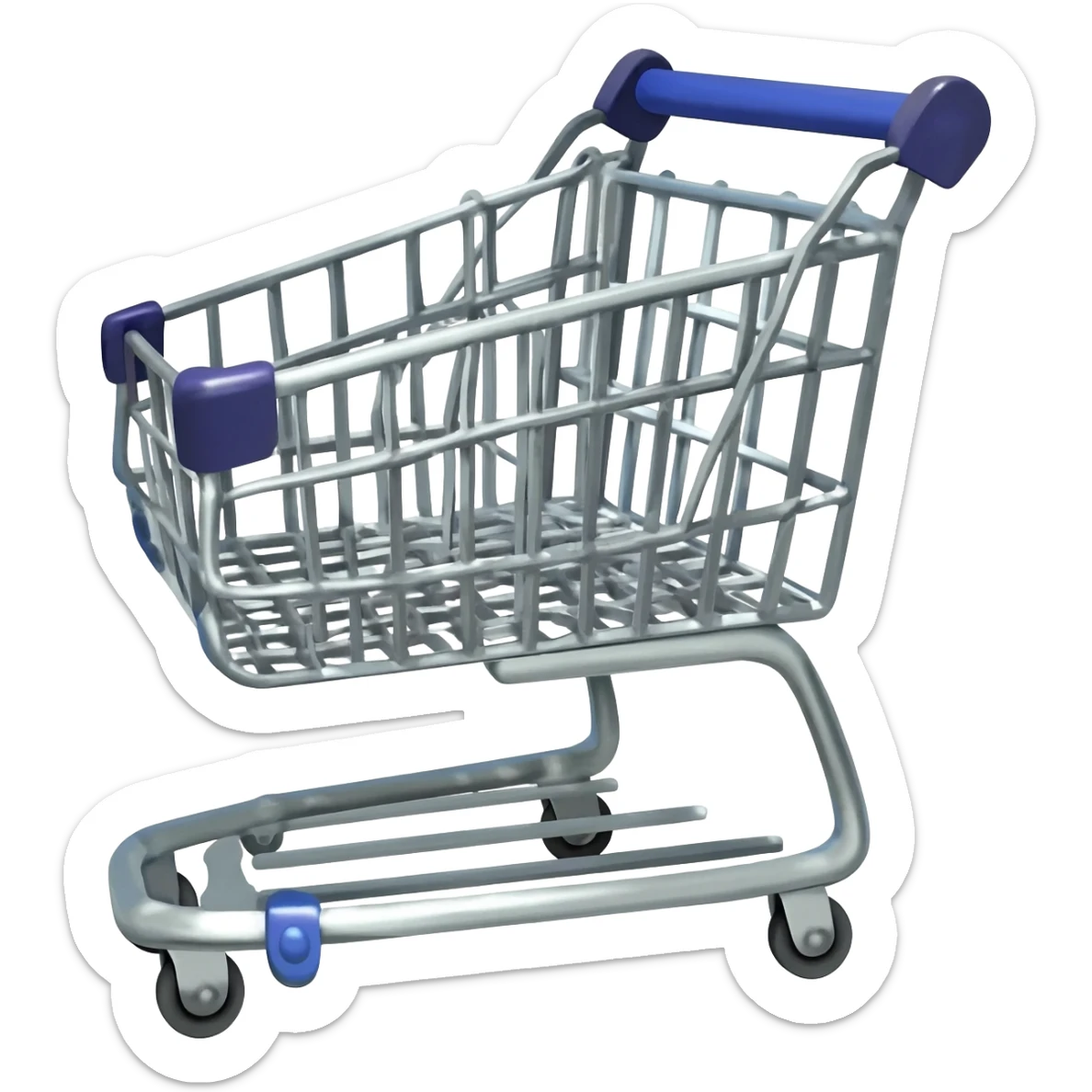 Shopping cart sticker