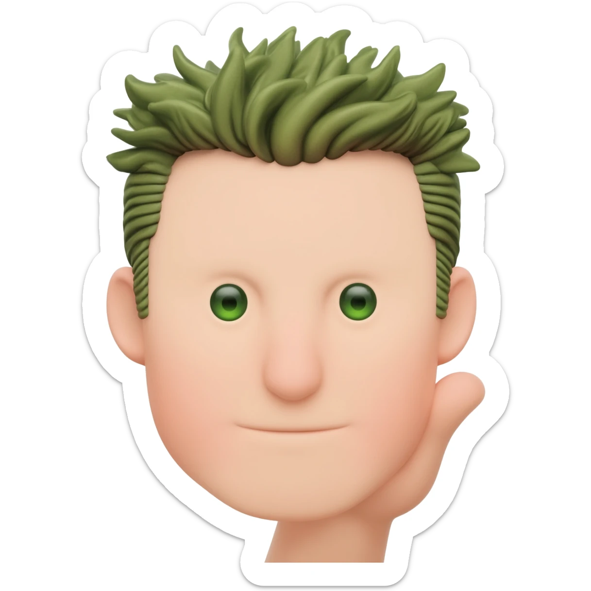 FAÇA UM EMOJI DA GRANaDA COM A MÃOZINHA Da banda  GREeN DAY sticker