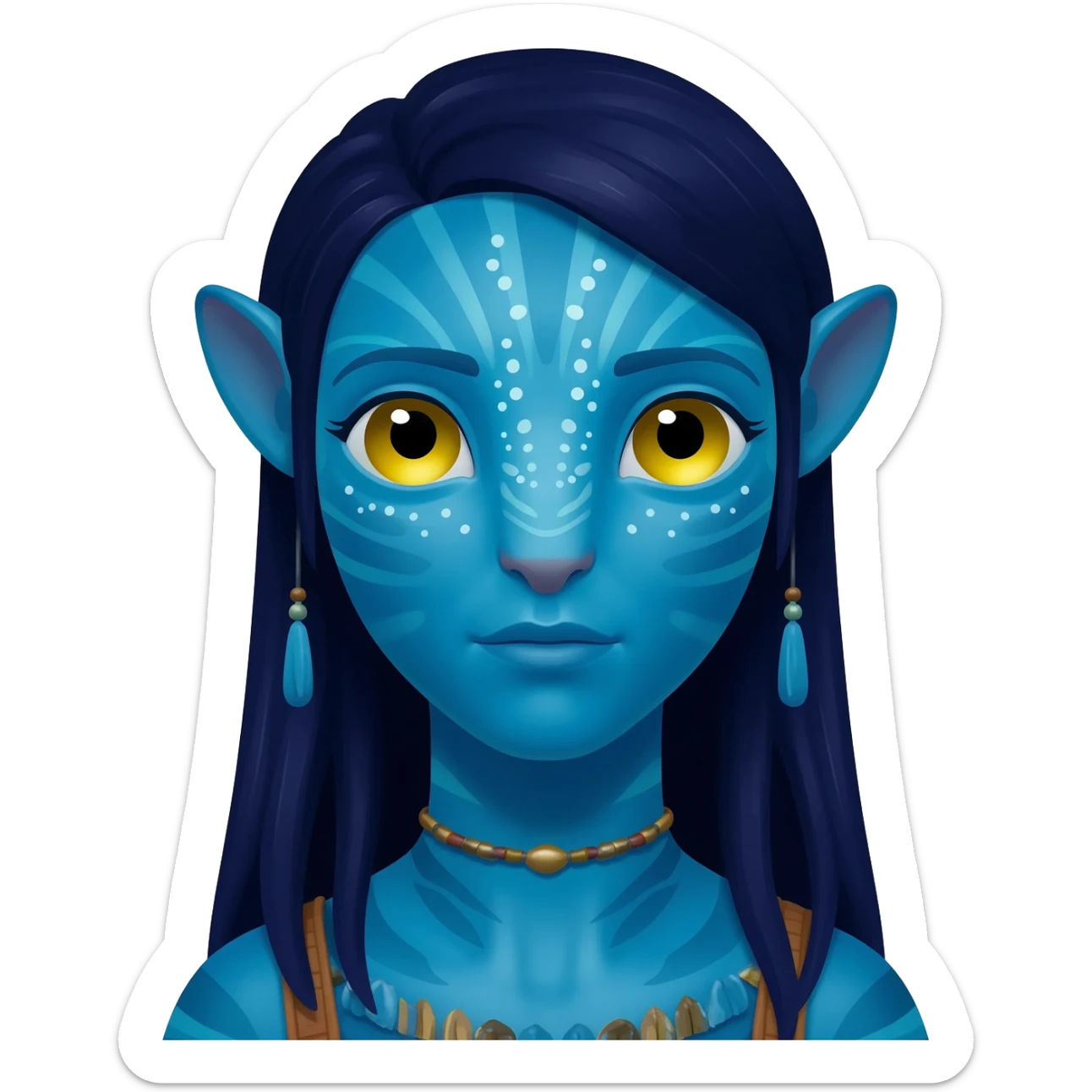 Blue Na’vi Avatar sticker