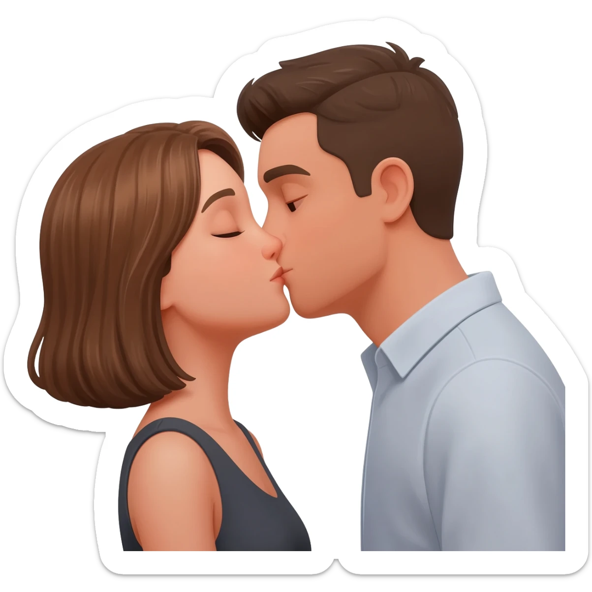 Kisses sticker