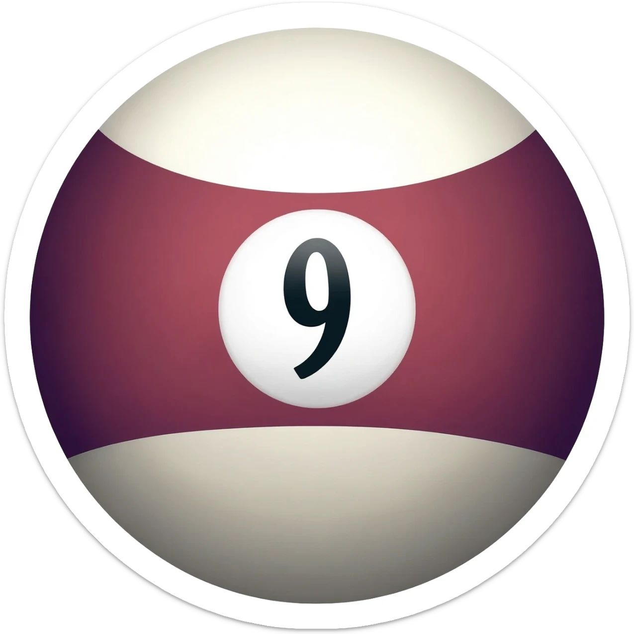 Billiard 9-Ball sticker
