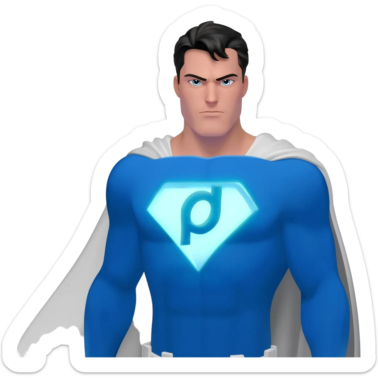 superhero sticker