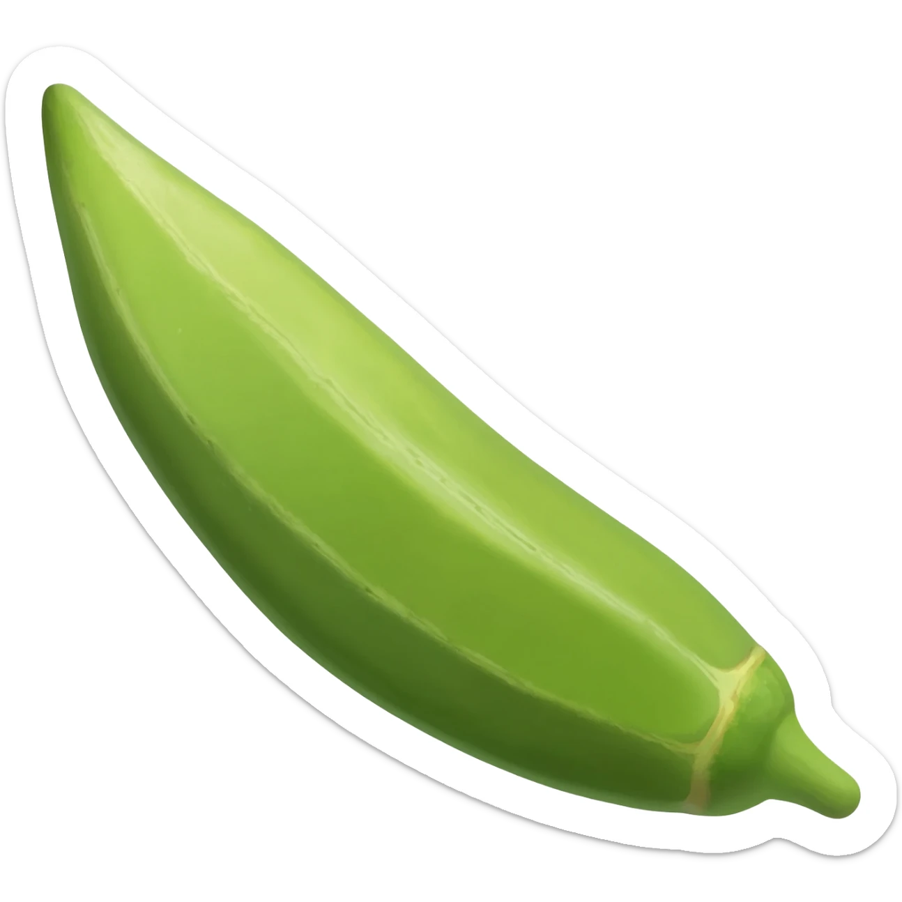 Okra emoji sticker