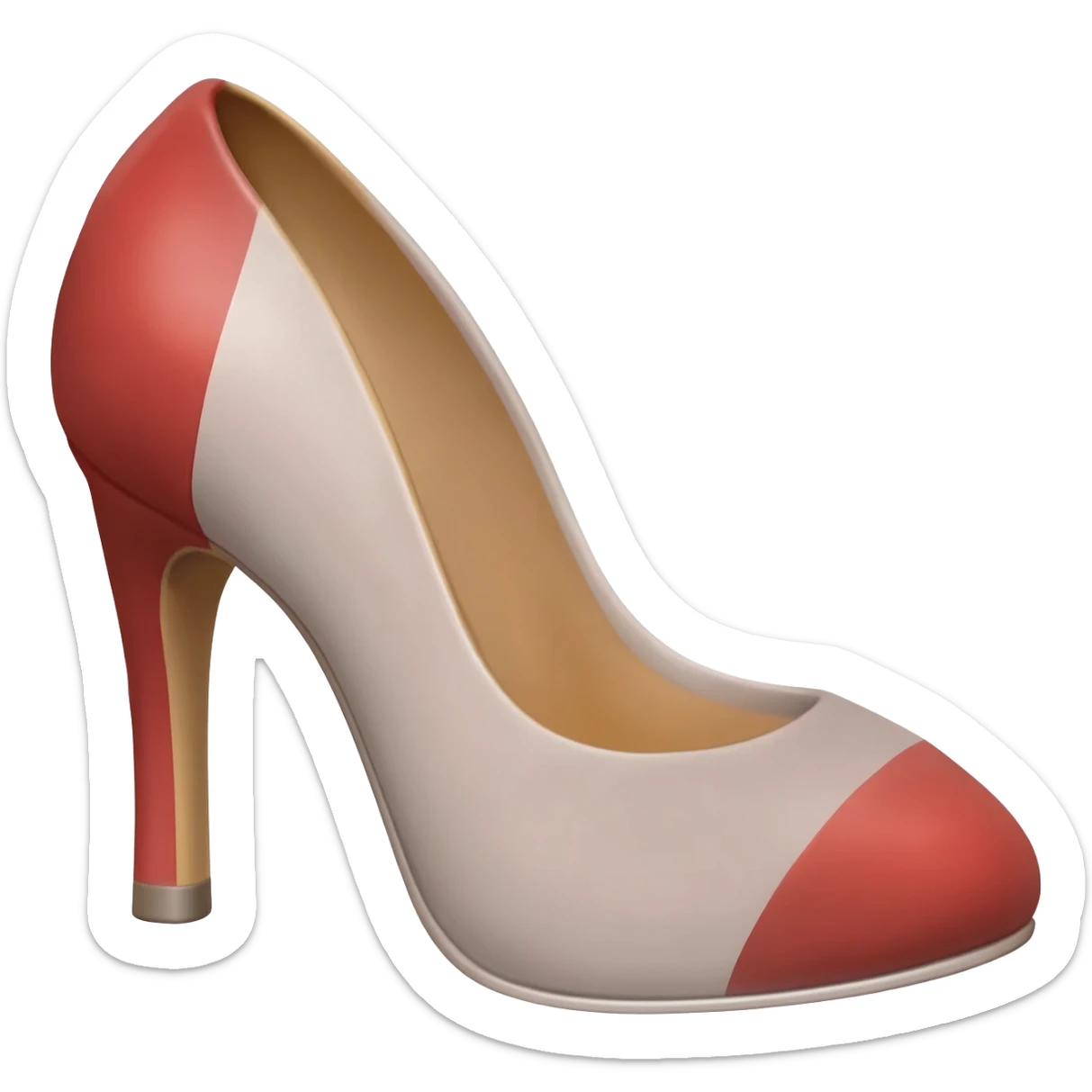 Kiss high heel sticker