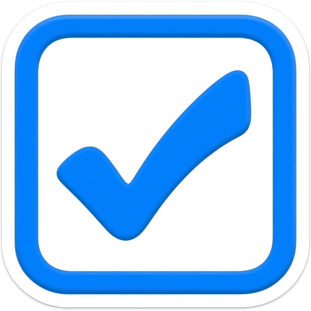 Verificado azul palomita sticker