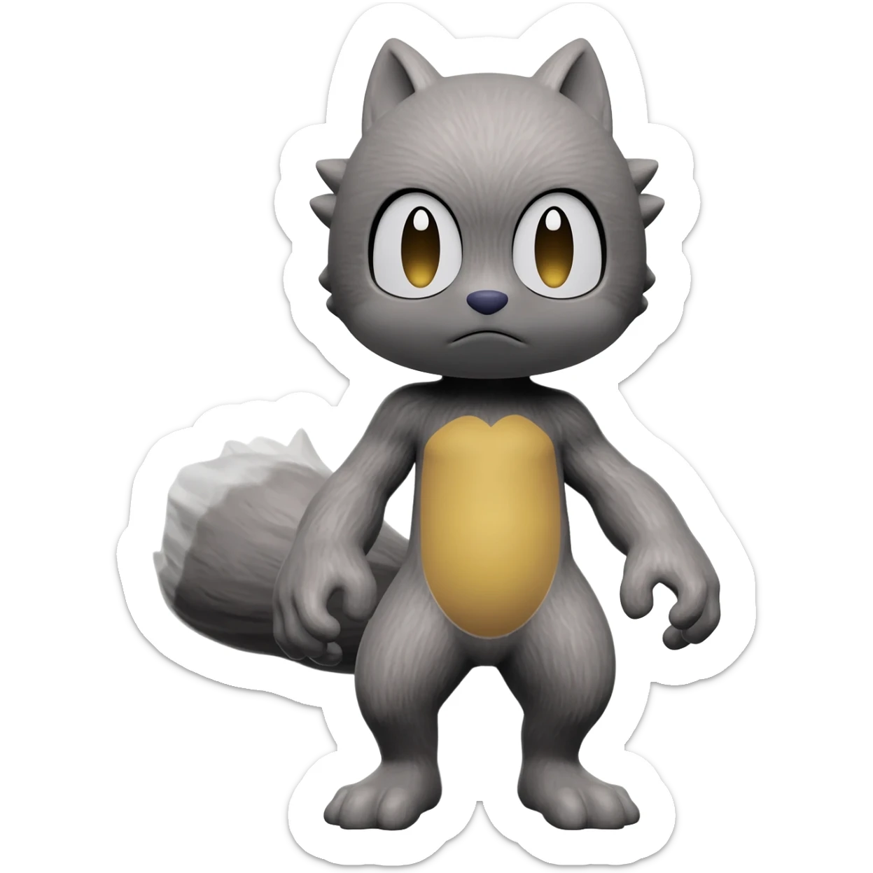 Venom-Stitch-Zekrom-Sneasel-fusion, full body sticker