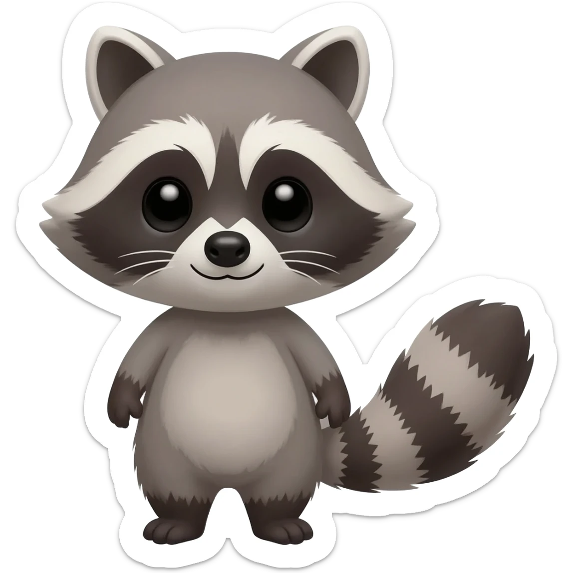 Cute Raccoon sticker