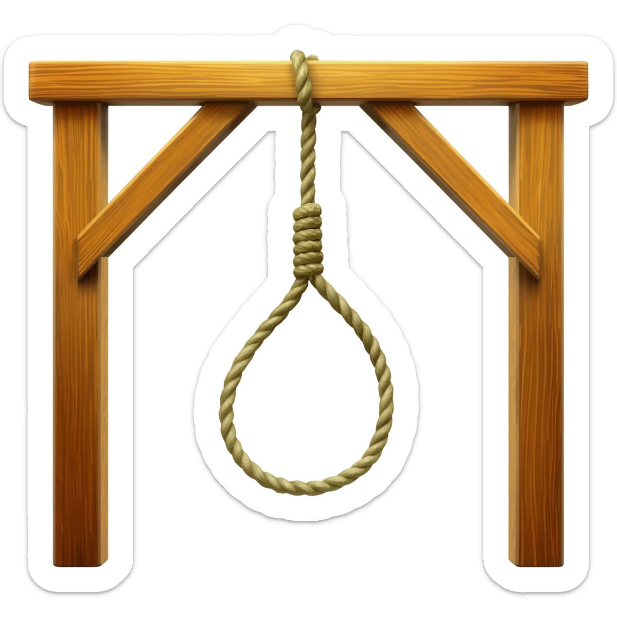 Hangman sticker