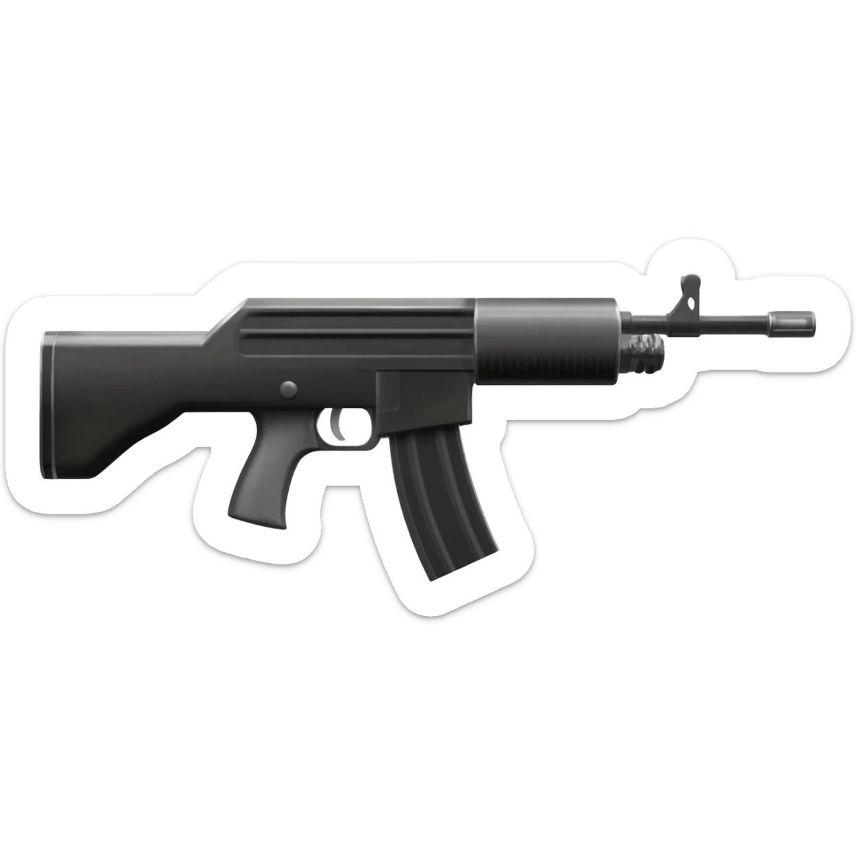 M4 machine gun sticker