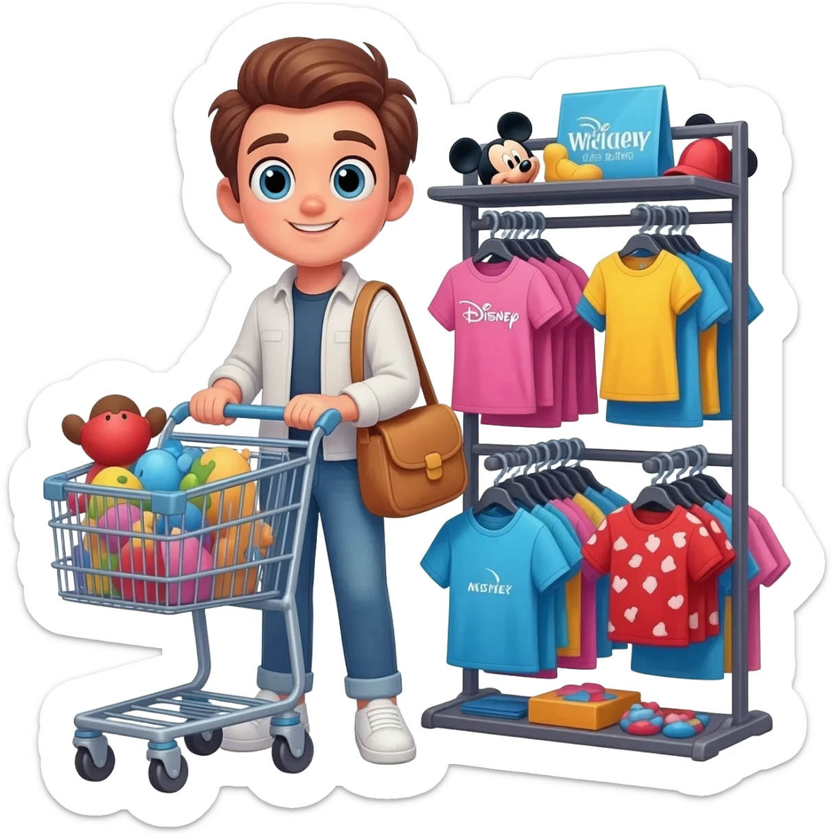 disney shopping sticker