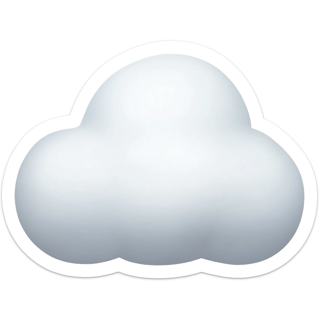 cloud sticker