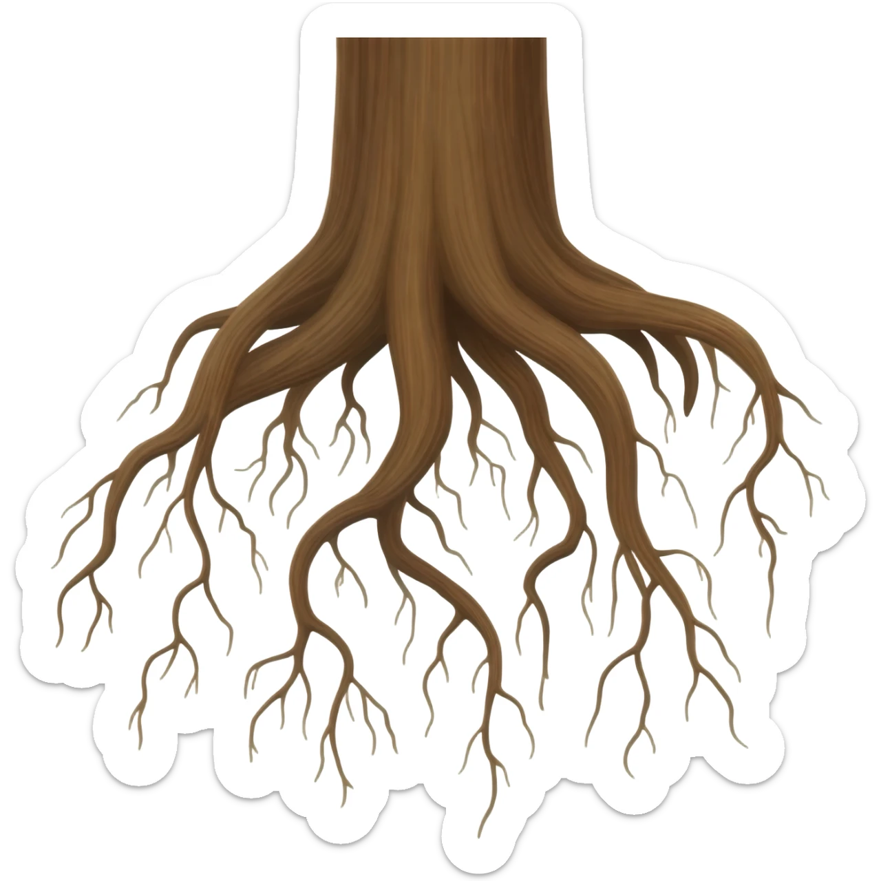roots of a tree sticker
