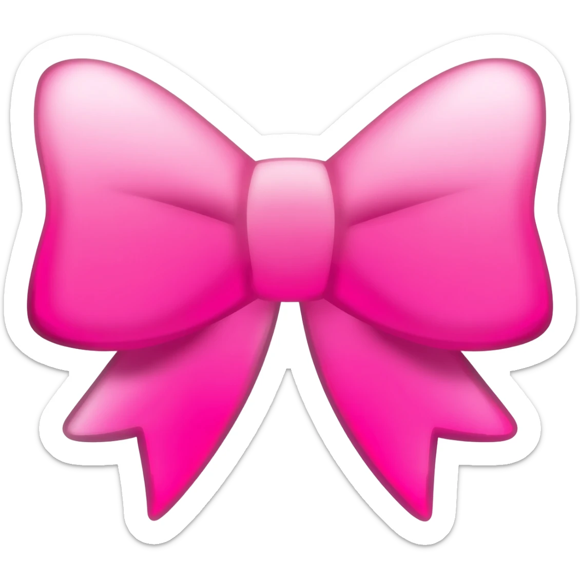 an ultra-modern trending now themed sticker, seamlessly blending internet slang into a cohesive vector-based design. The sticker shimmers with metallic effects, featuring a retro pixel-art pink bow emoji at its center, winking. Twith subtle hazy light leaks adding depth.  sticker