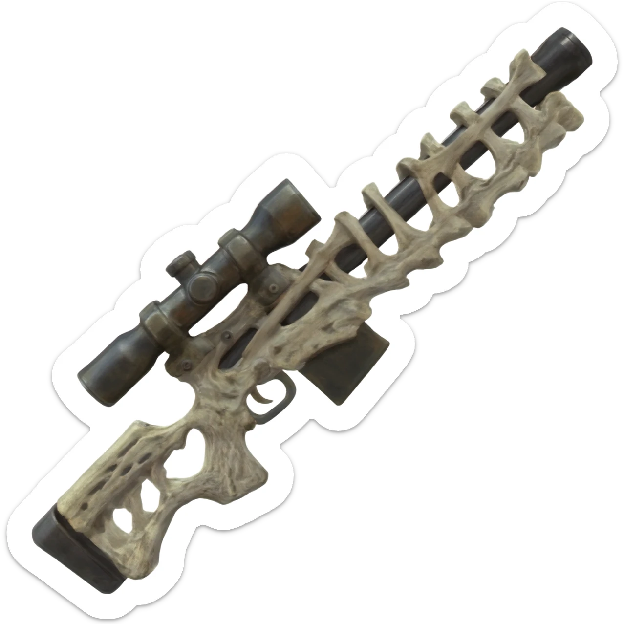 bones sniper rifle sticker