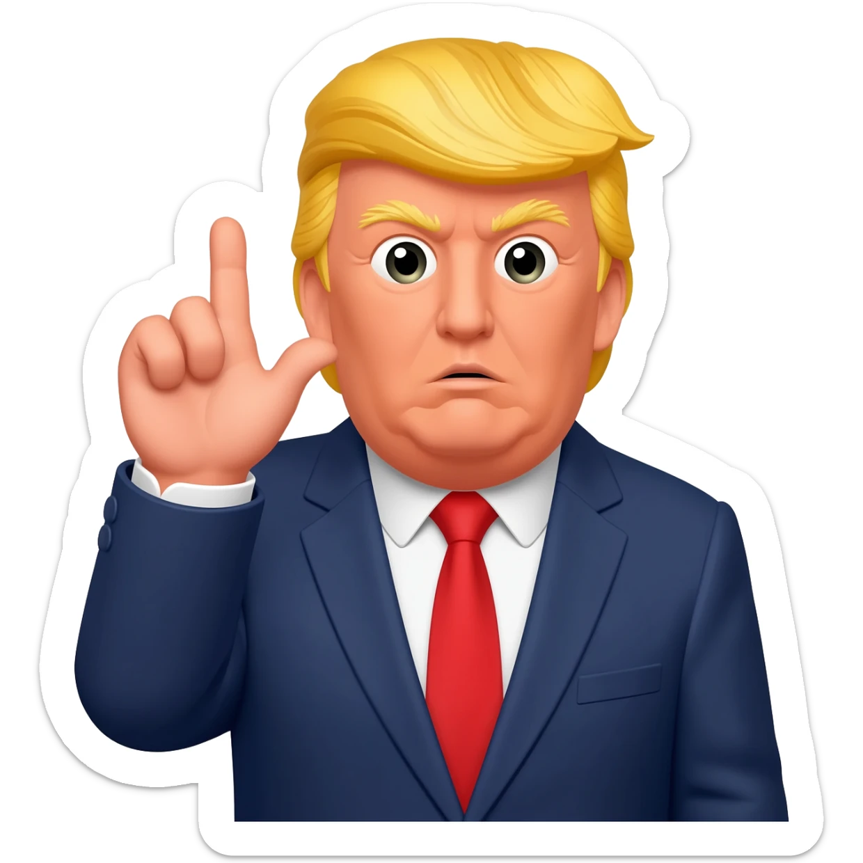 Trump with argument sticker