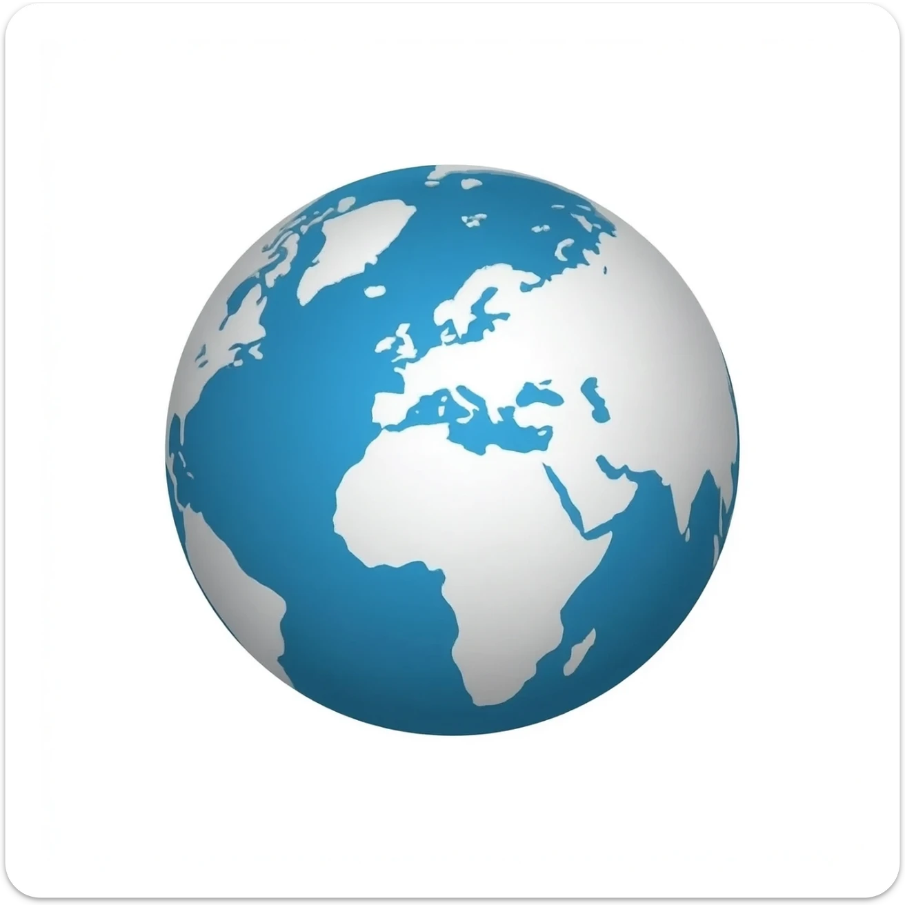 Earth but black and white sticker