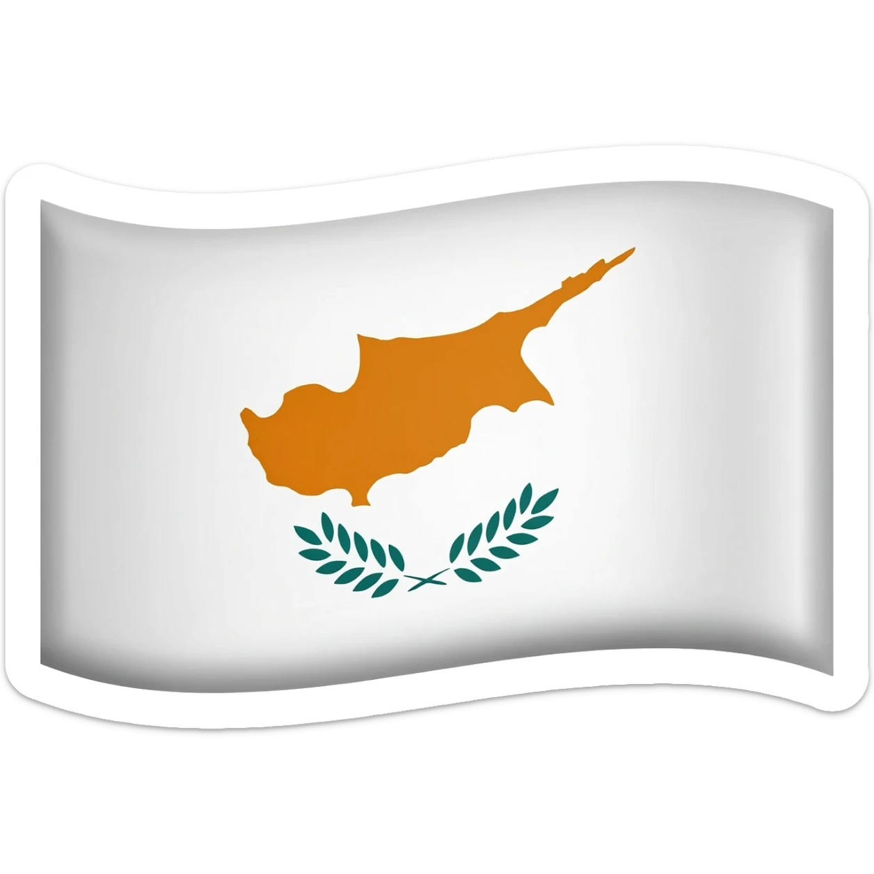 Chipre emoji flag sticker