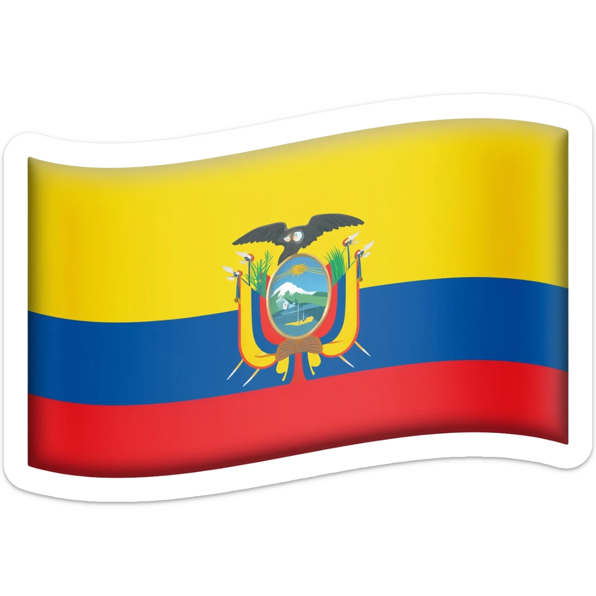flag of Ecuador sticker