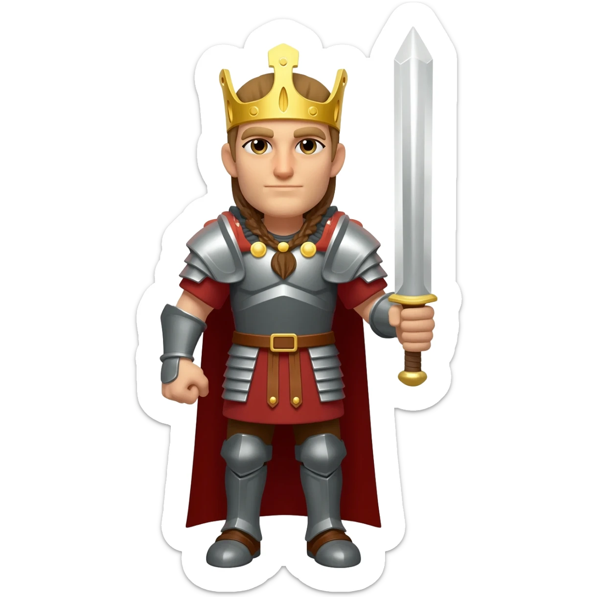 Warrior King sticker