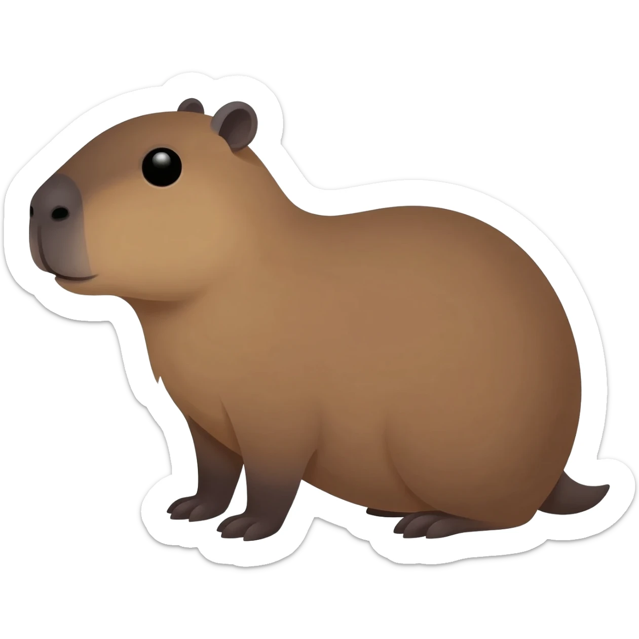 Animals capybara sticker