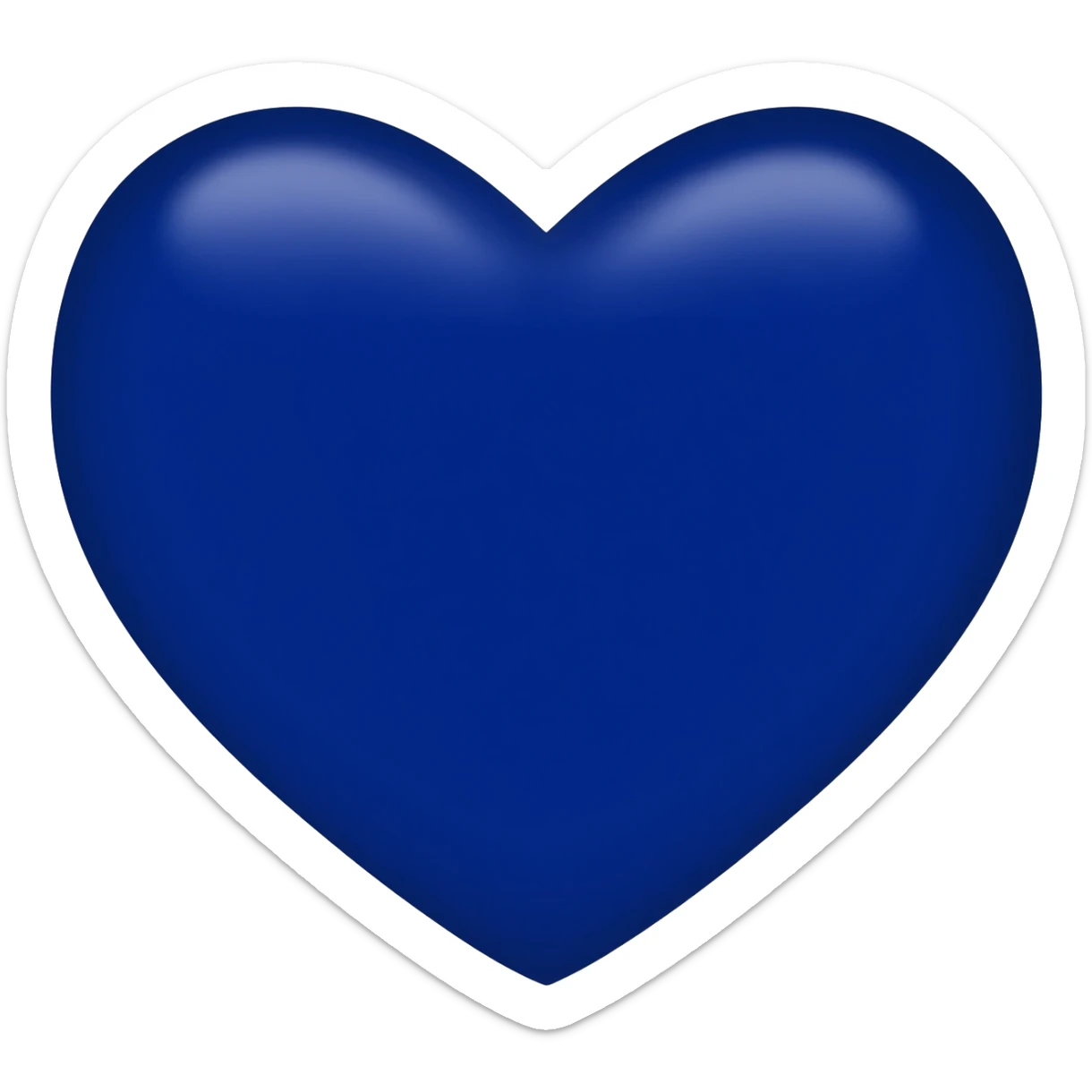 I said love sign in navy rich royal blue shade sticker