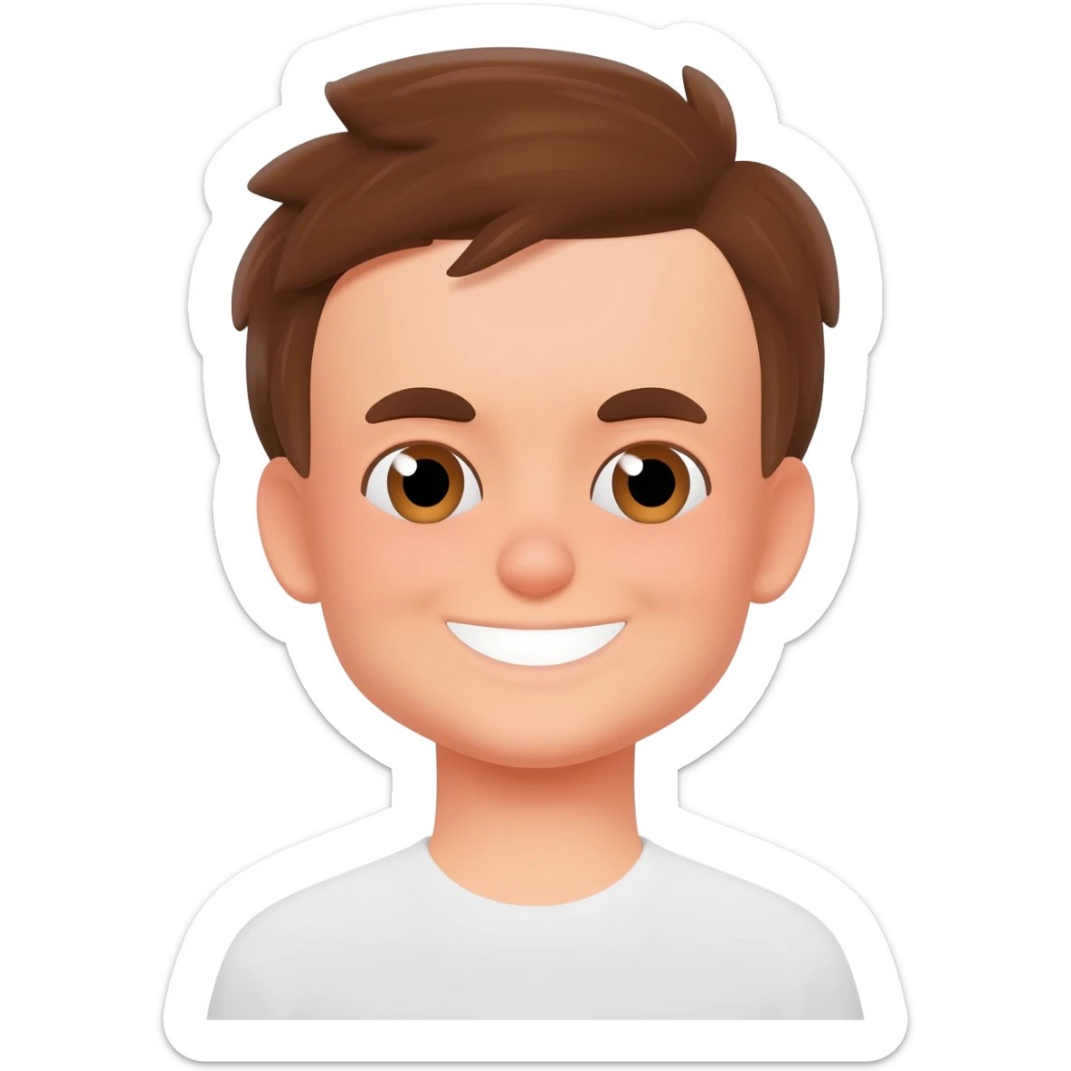 Smiley emoji sticker