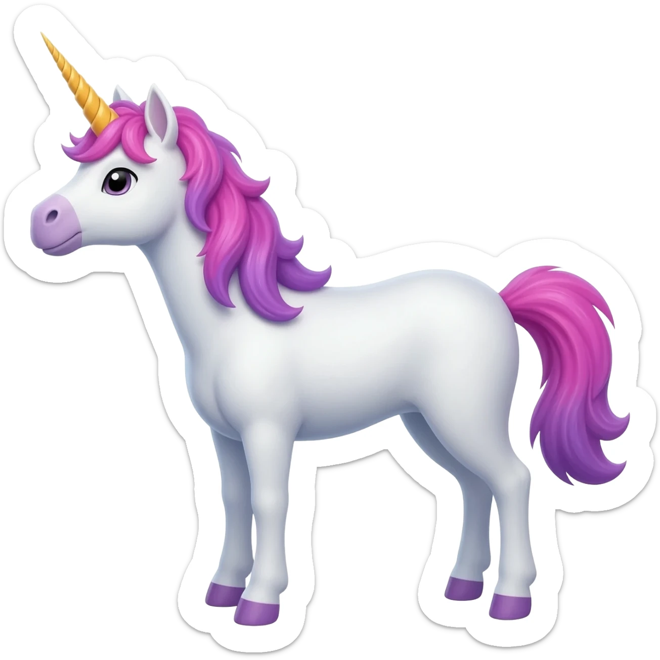 unicorn whisper sticker