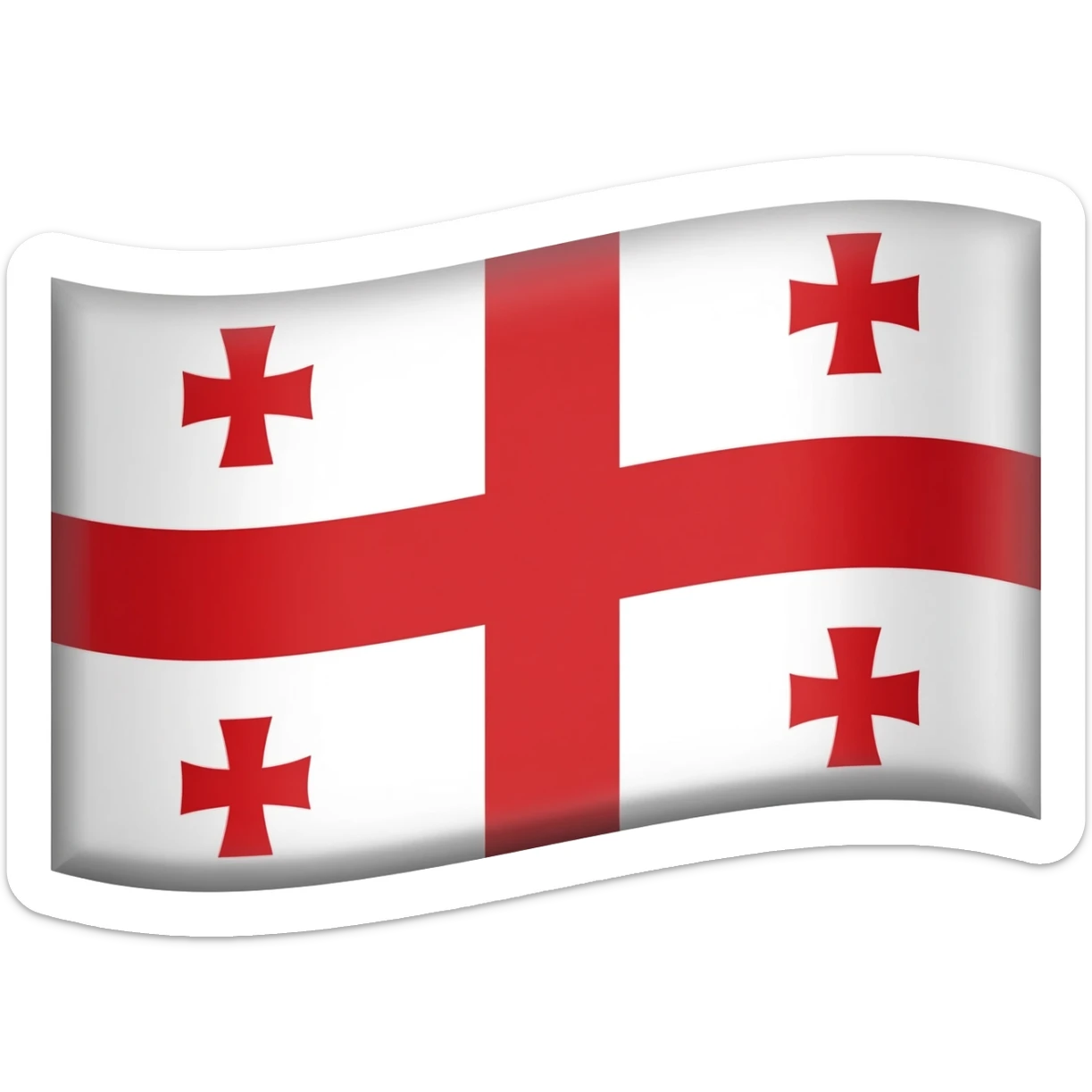 flag of Georgia sticker