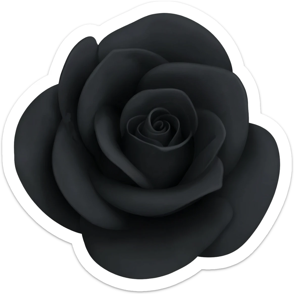 black rose sticker