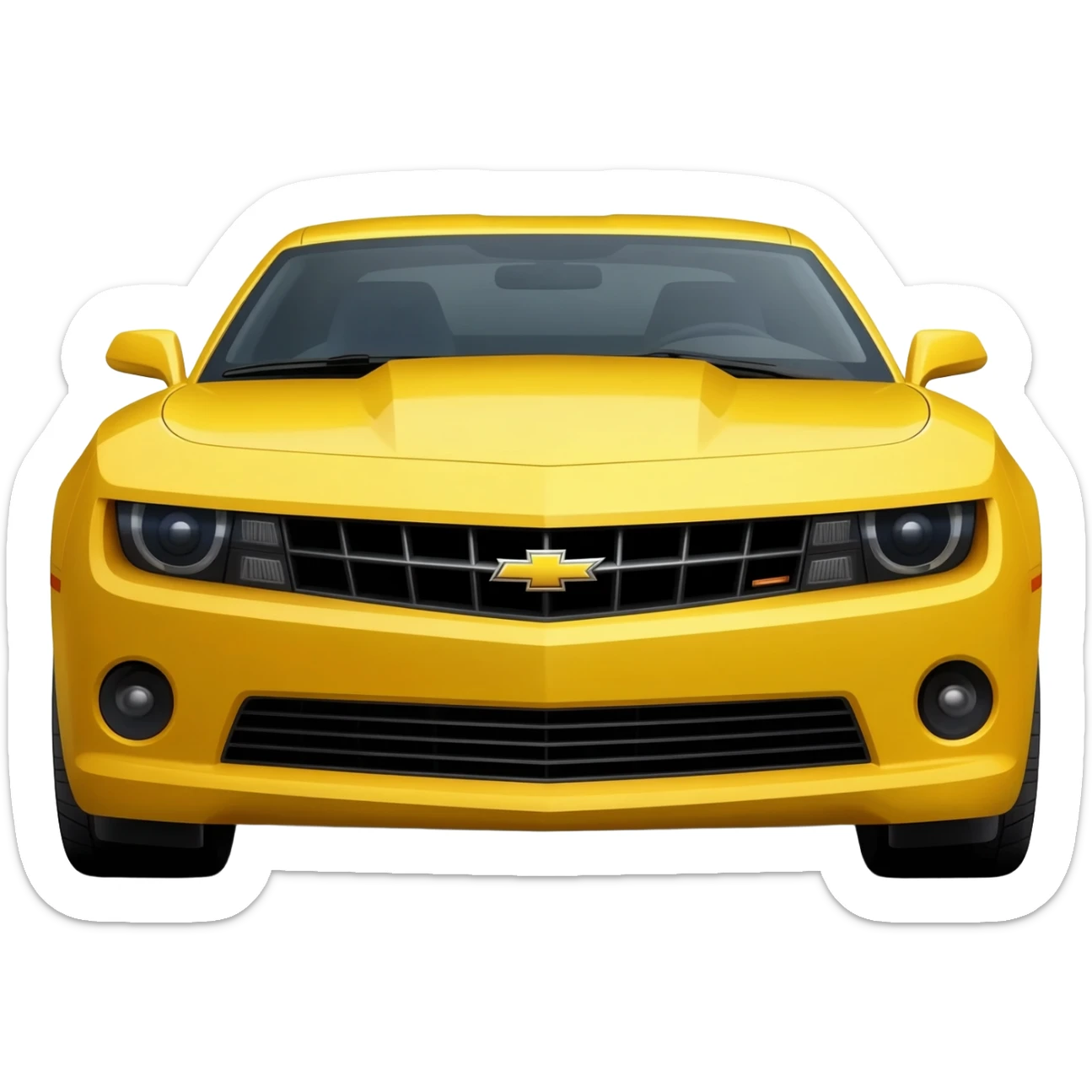 Car chevrolet camaro sticker