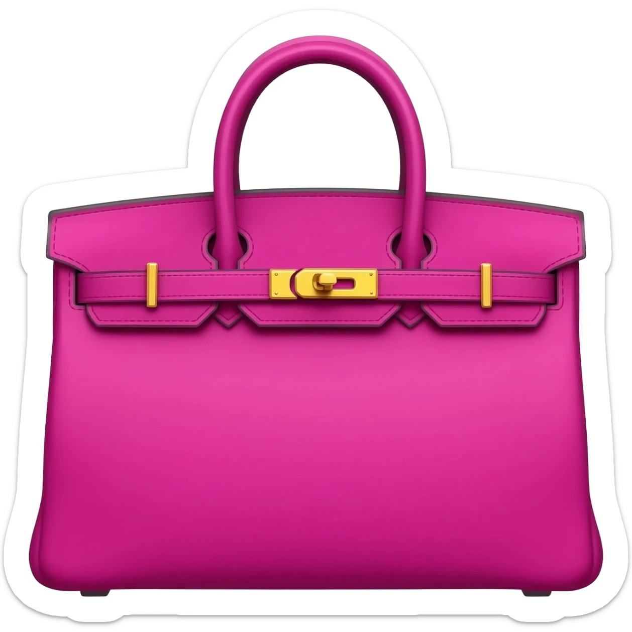 magenta kelly hermes bag sticker