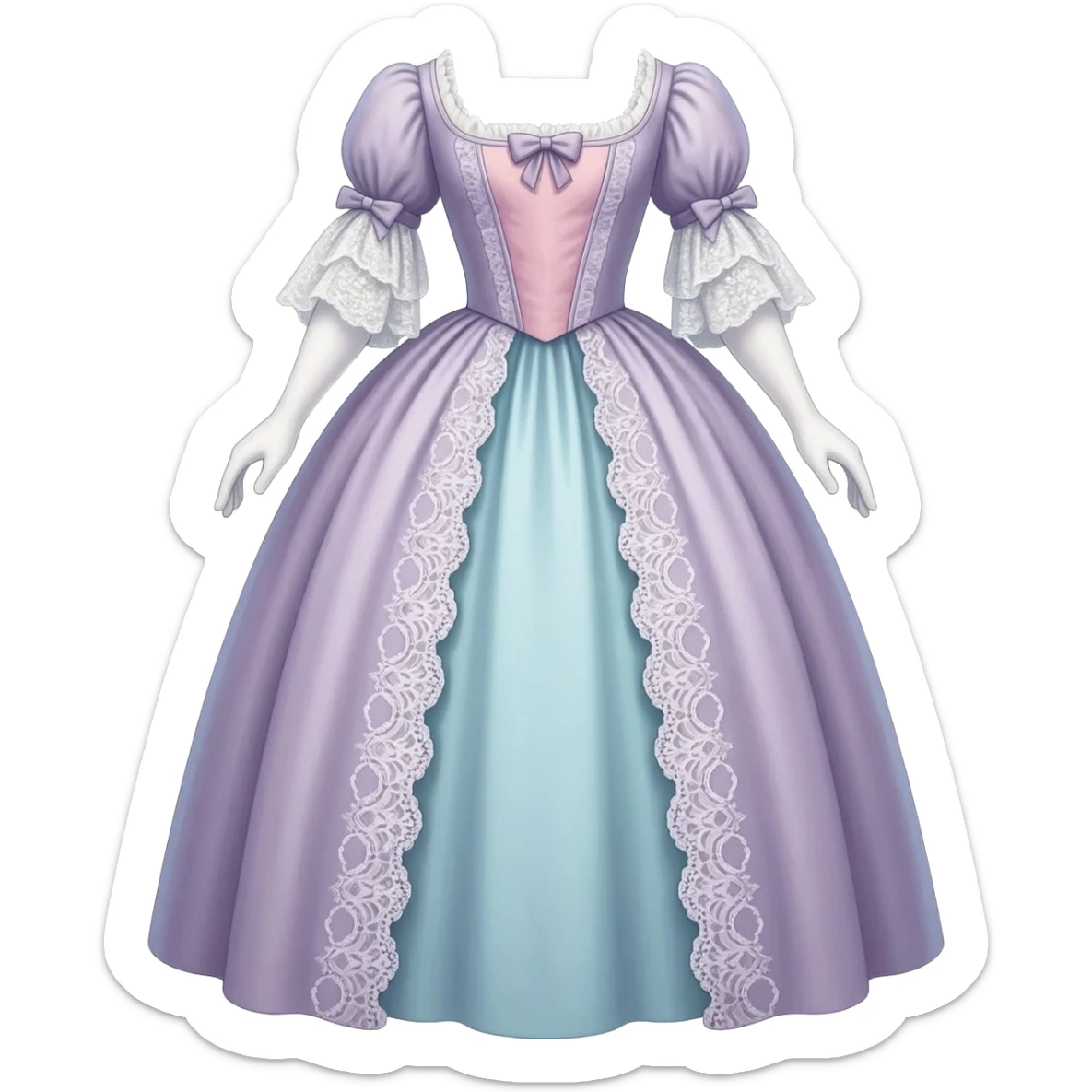 bridgerton outfit sticker