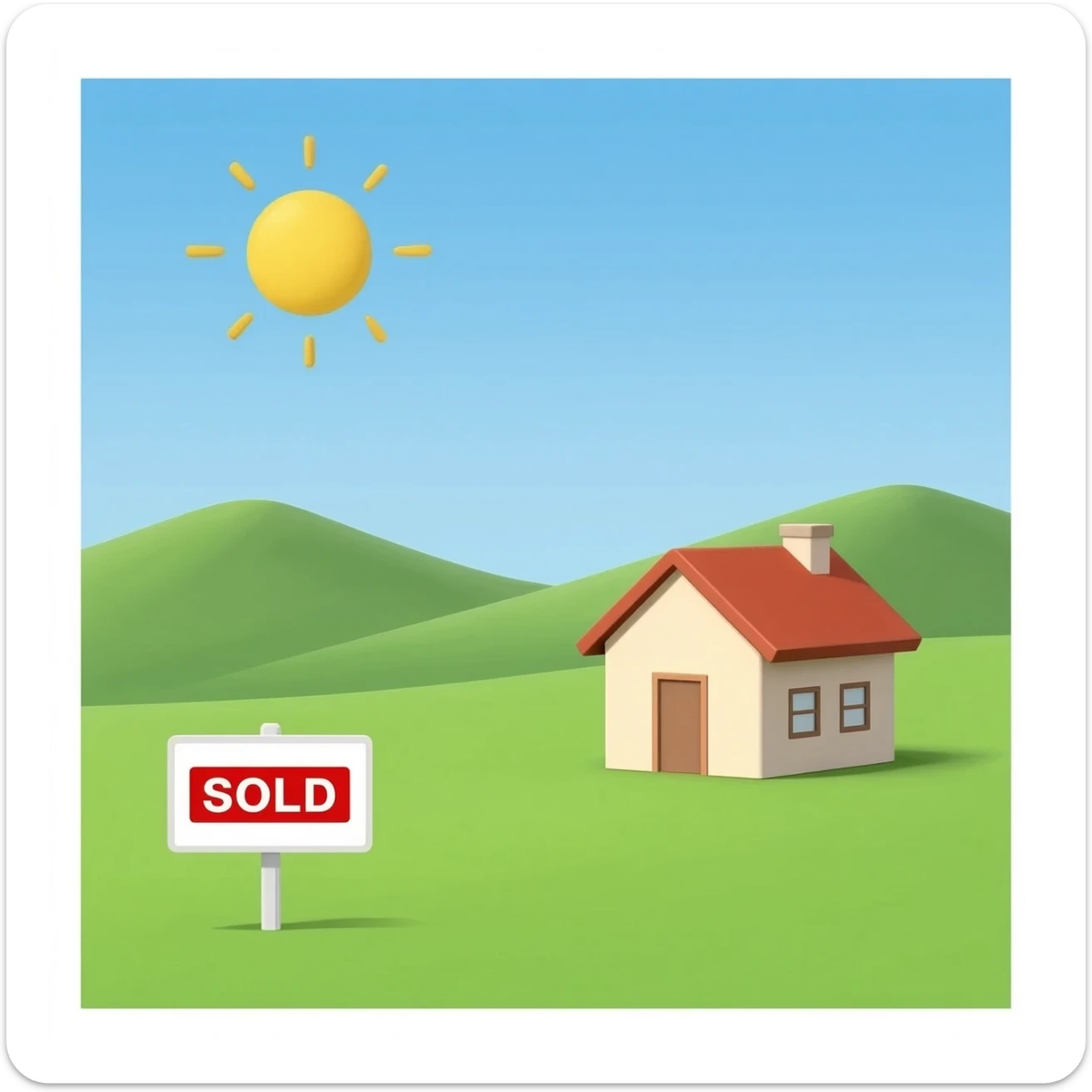 HOUSE SOLD sticker