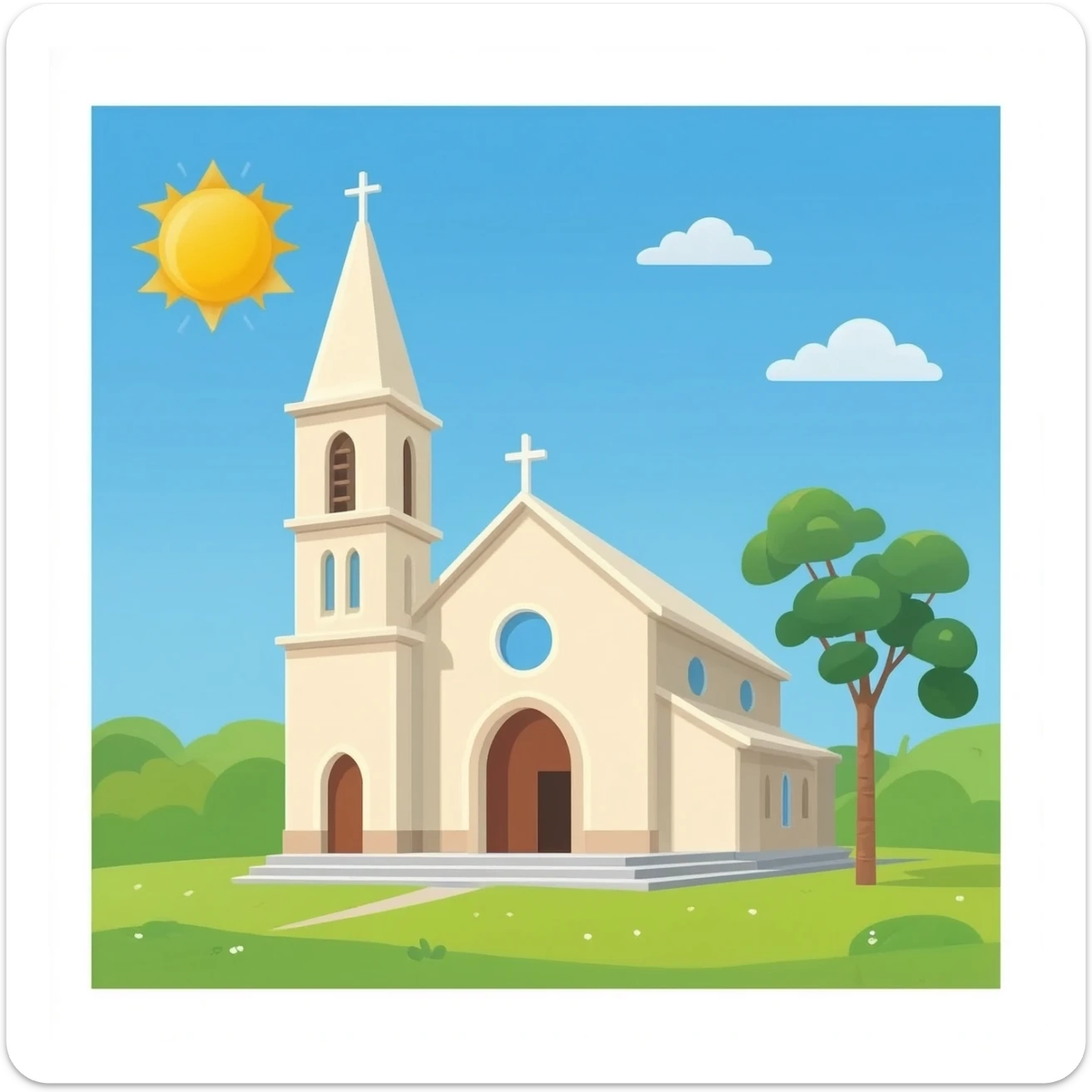 Iglesia la plata sticker