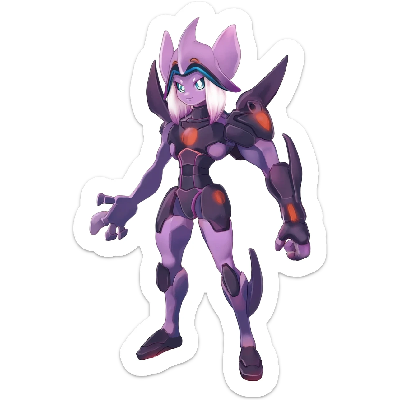 Stitch-Salamence-Venom-Genesect-Heliolisk-Amaura-fusion sticker