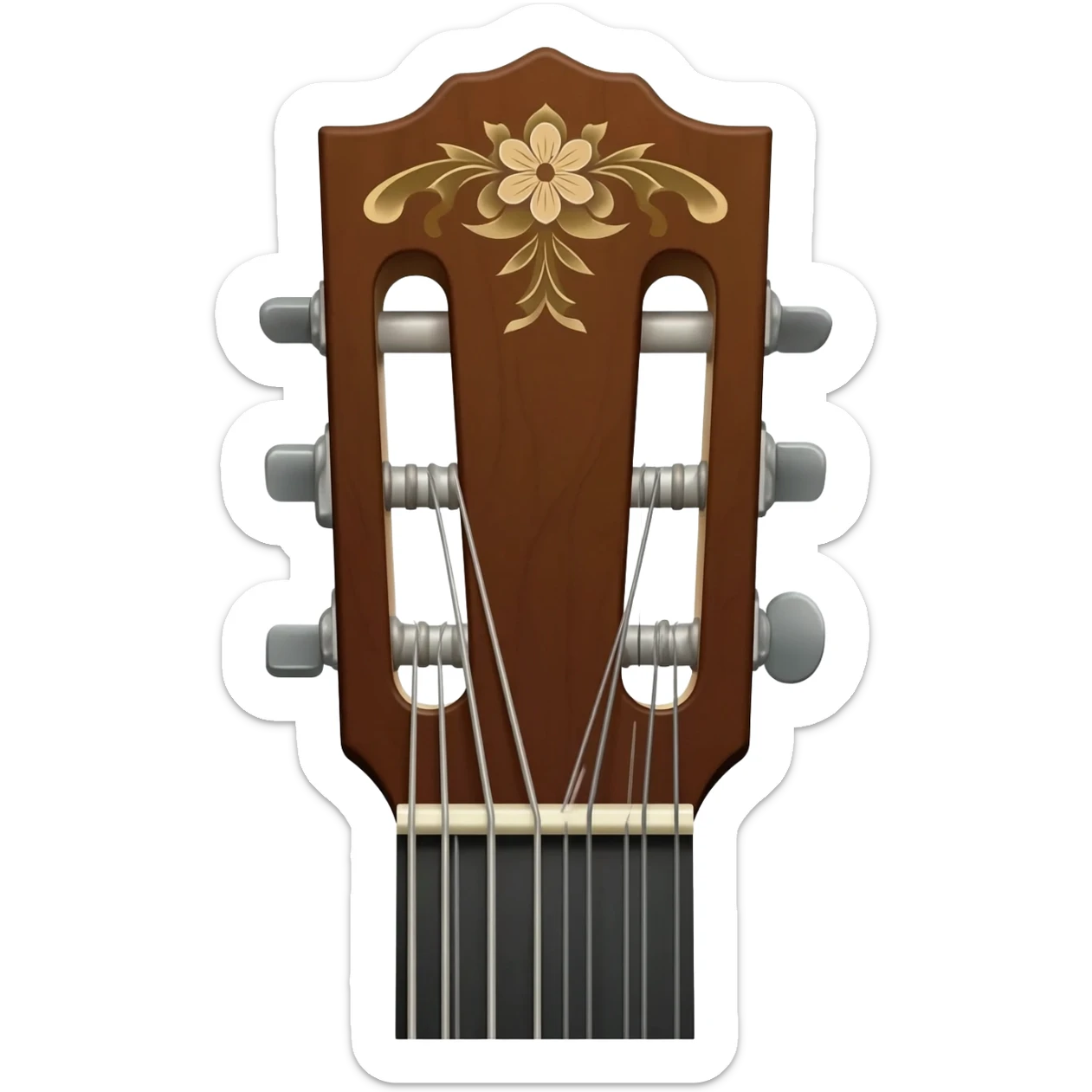 flower inlay in 11, 12 and 13 fret sticker