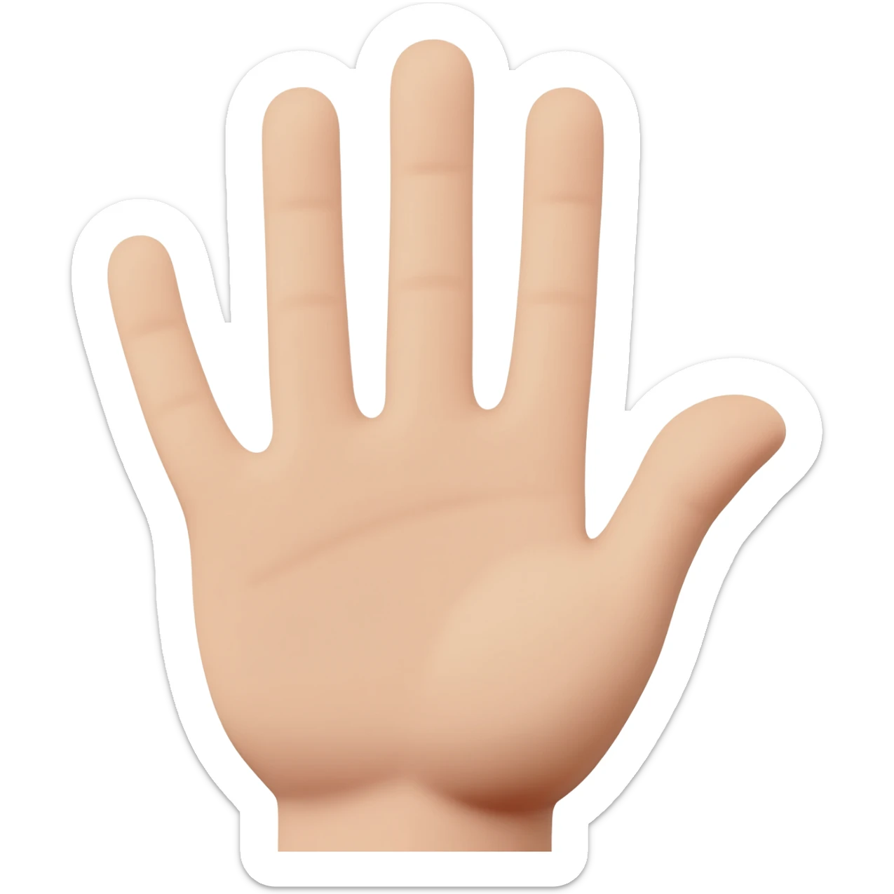 hand with 6 fingers sticker