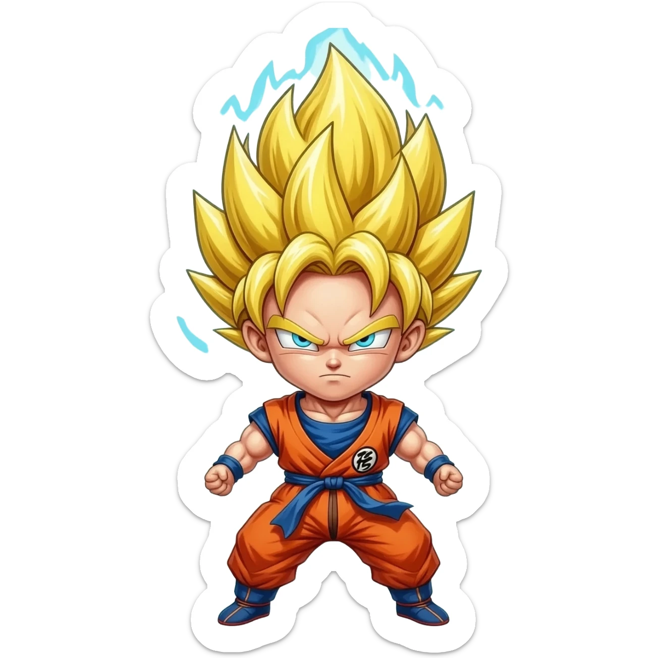 Goku instinto superior sticker