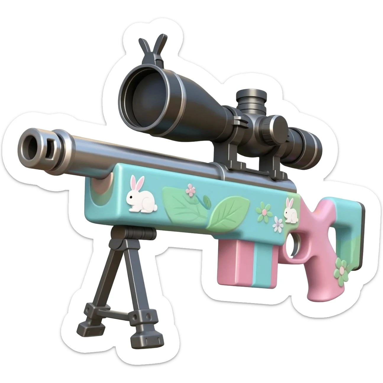easter sniper rifle sticker