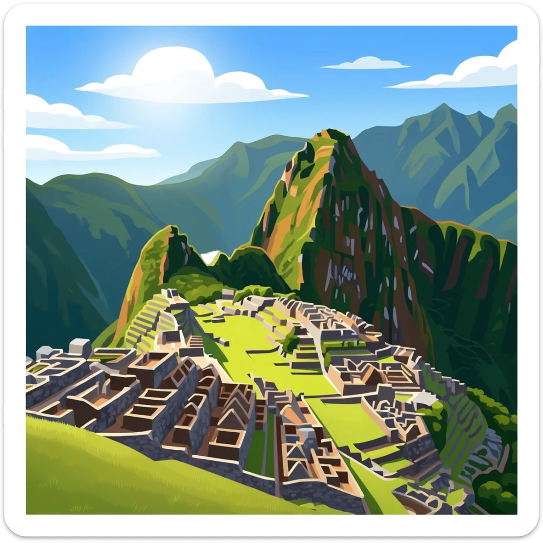 Machu Picchu sticker
