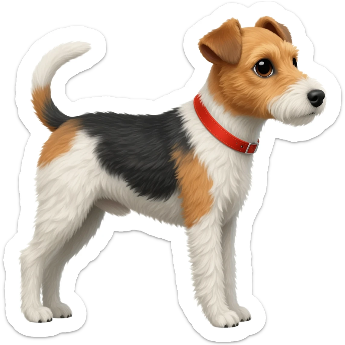 Wire Fox terrier emoji sticker
