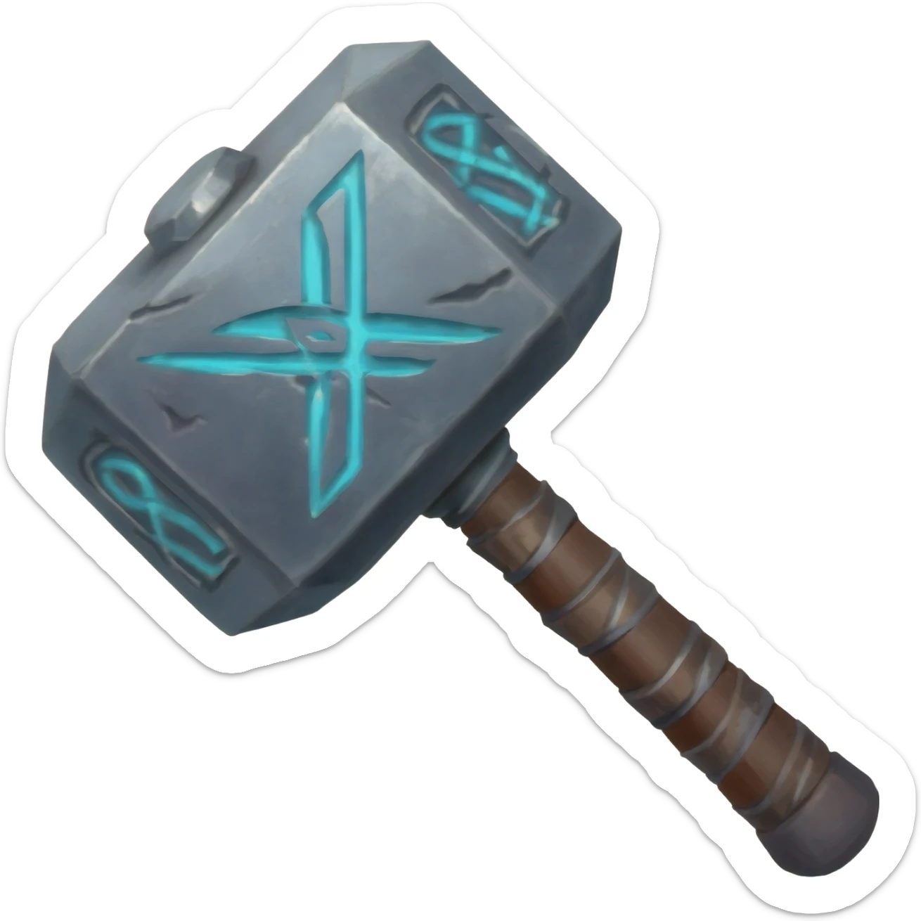 thor hammer sticker
