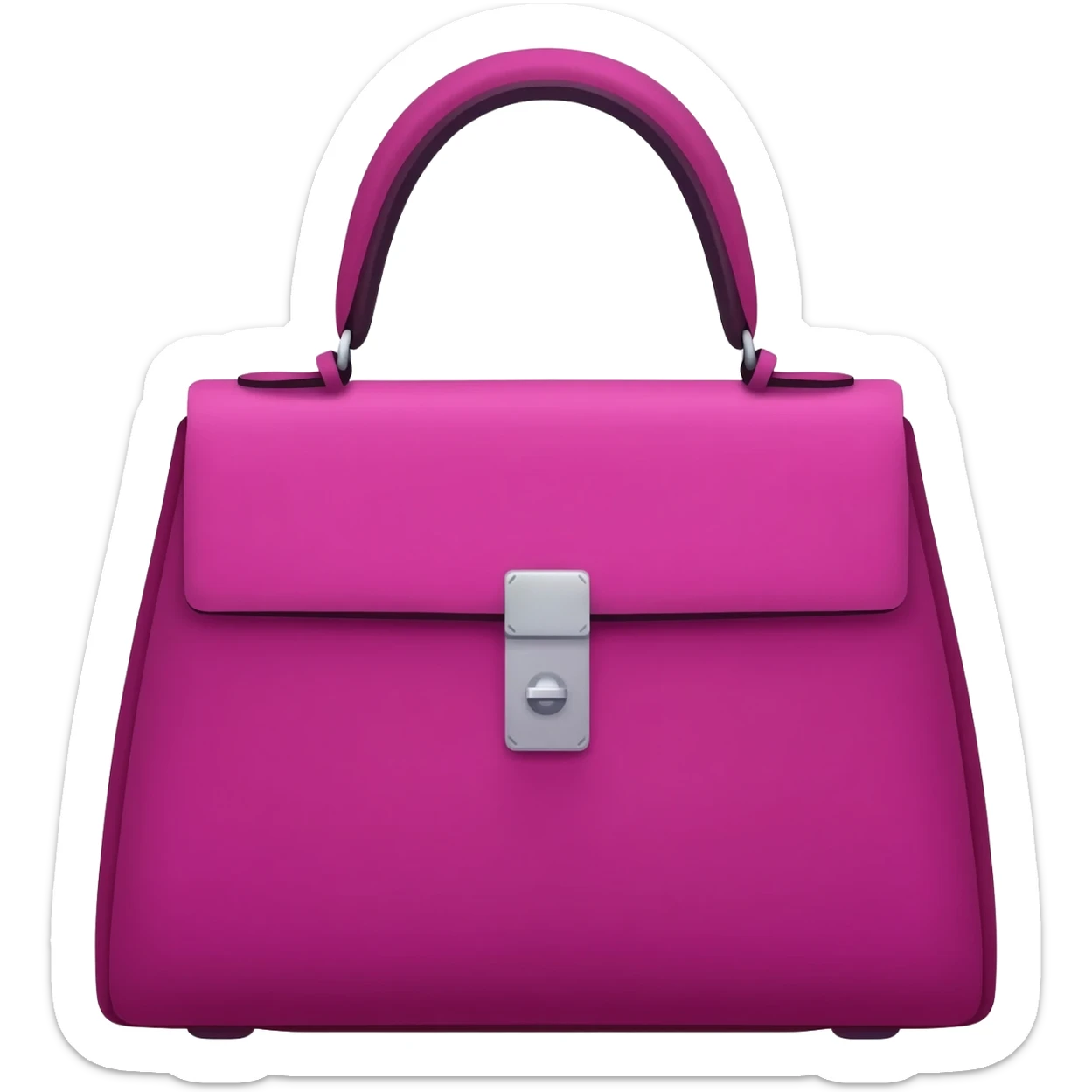 magenta hermes bag sticker