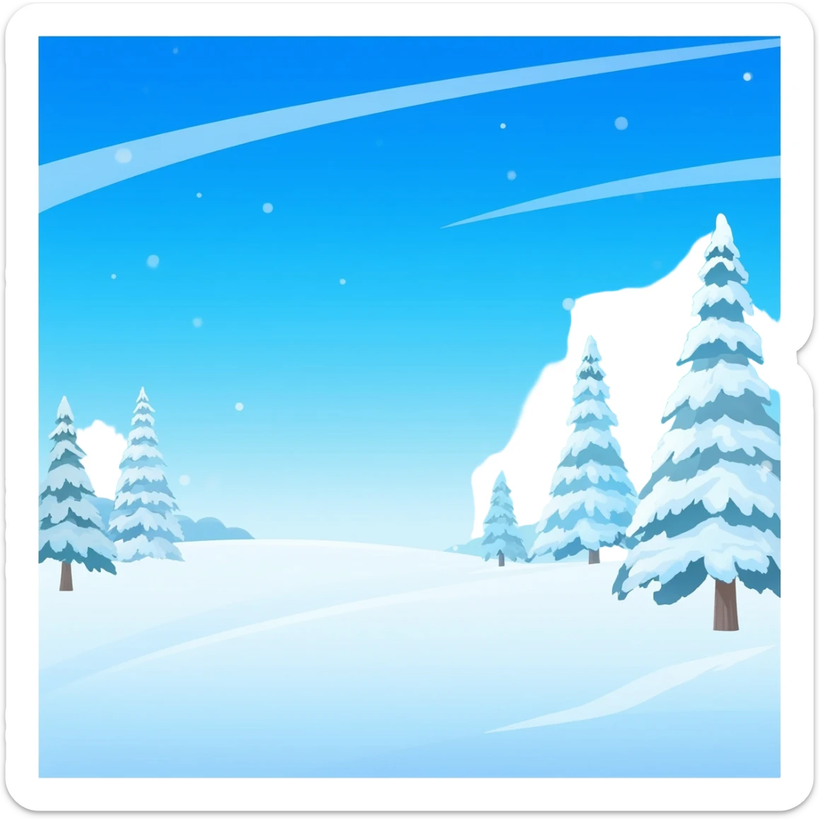 it's always snowing in russia sticker