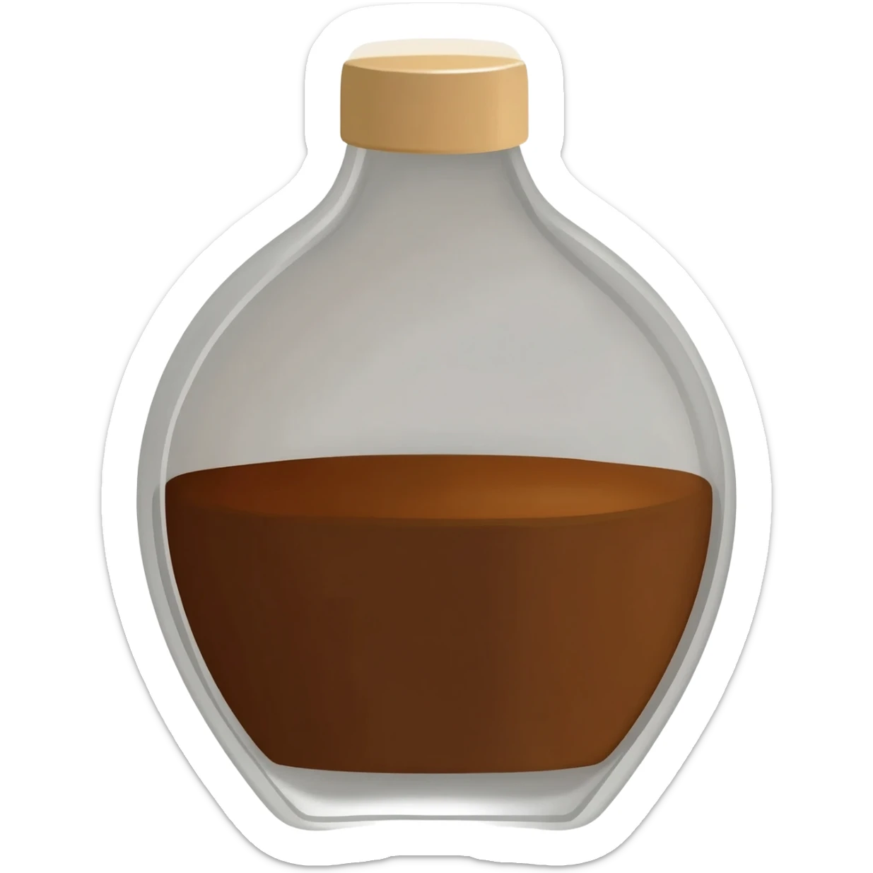 coffee syrup sticker