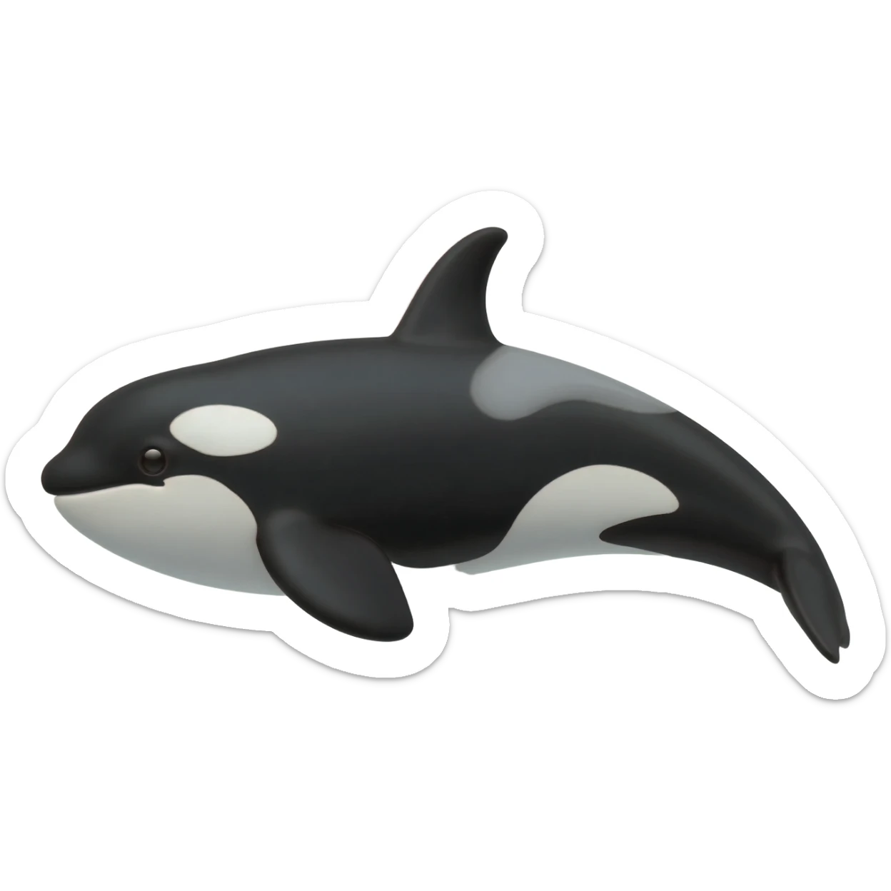 Killer whale orca sticker