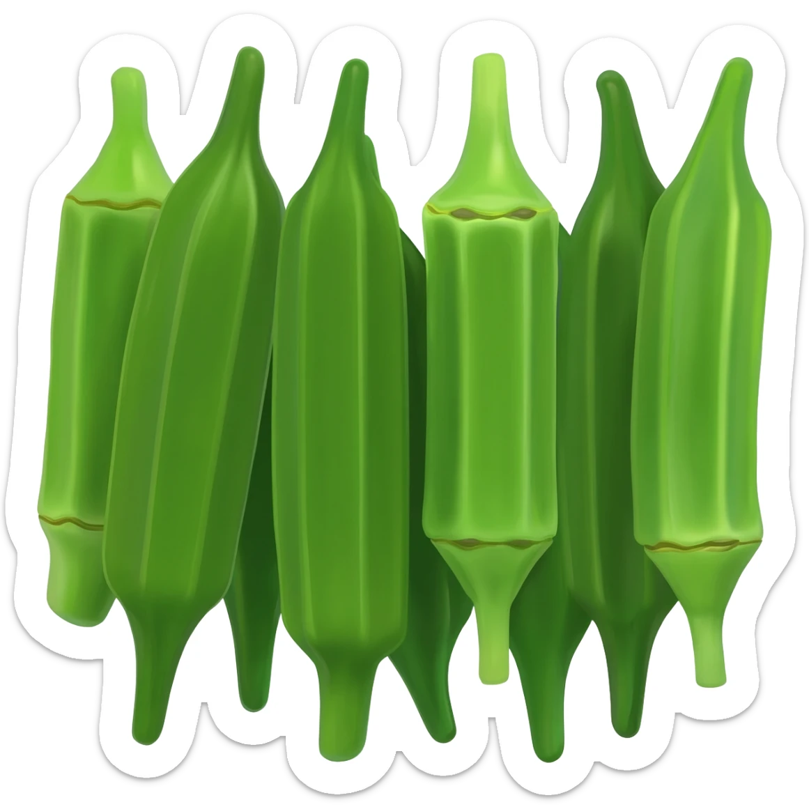 Okra sticker