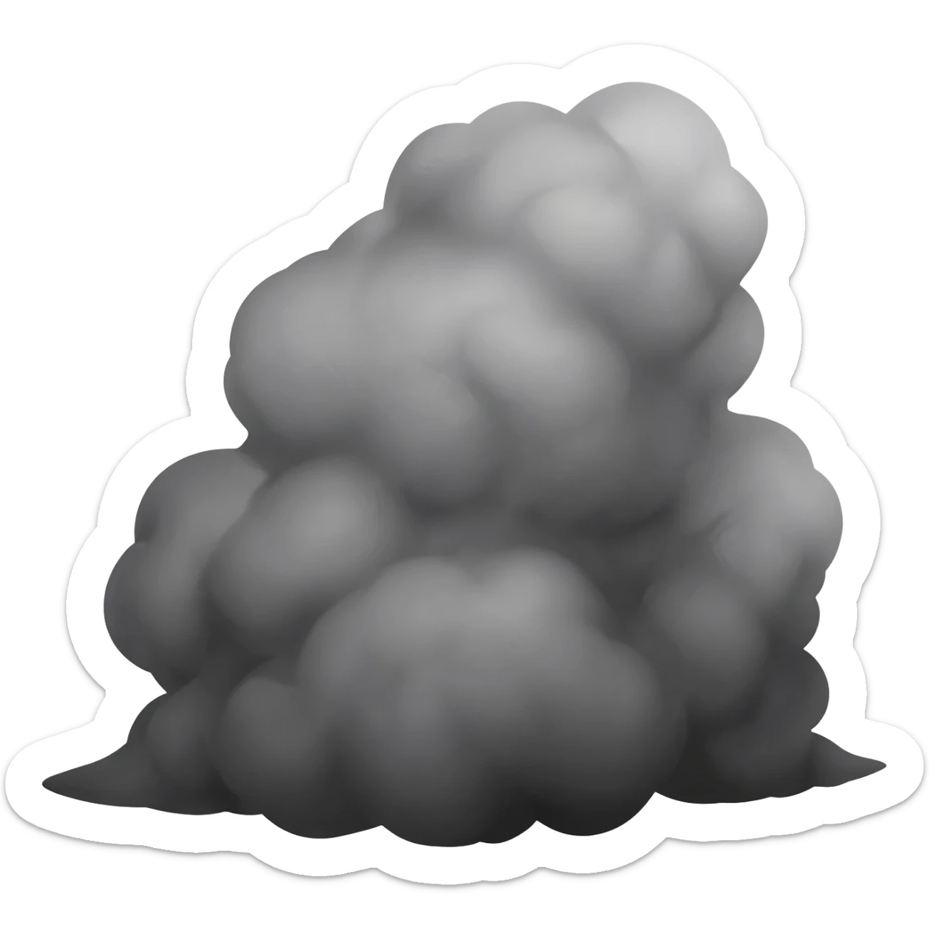 black smoke sticker
