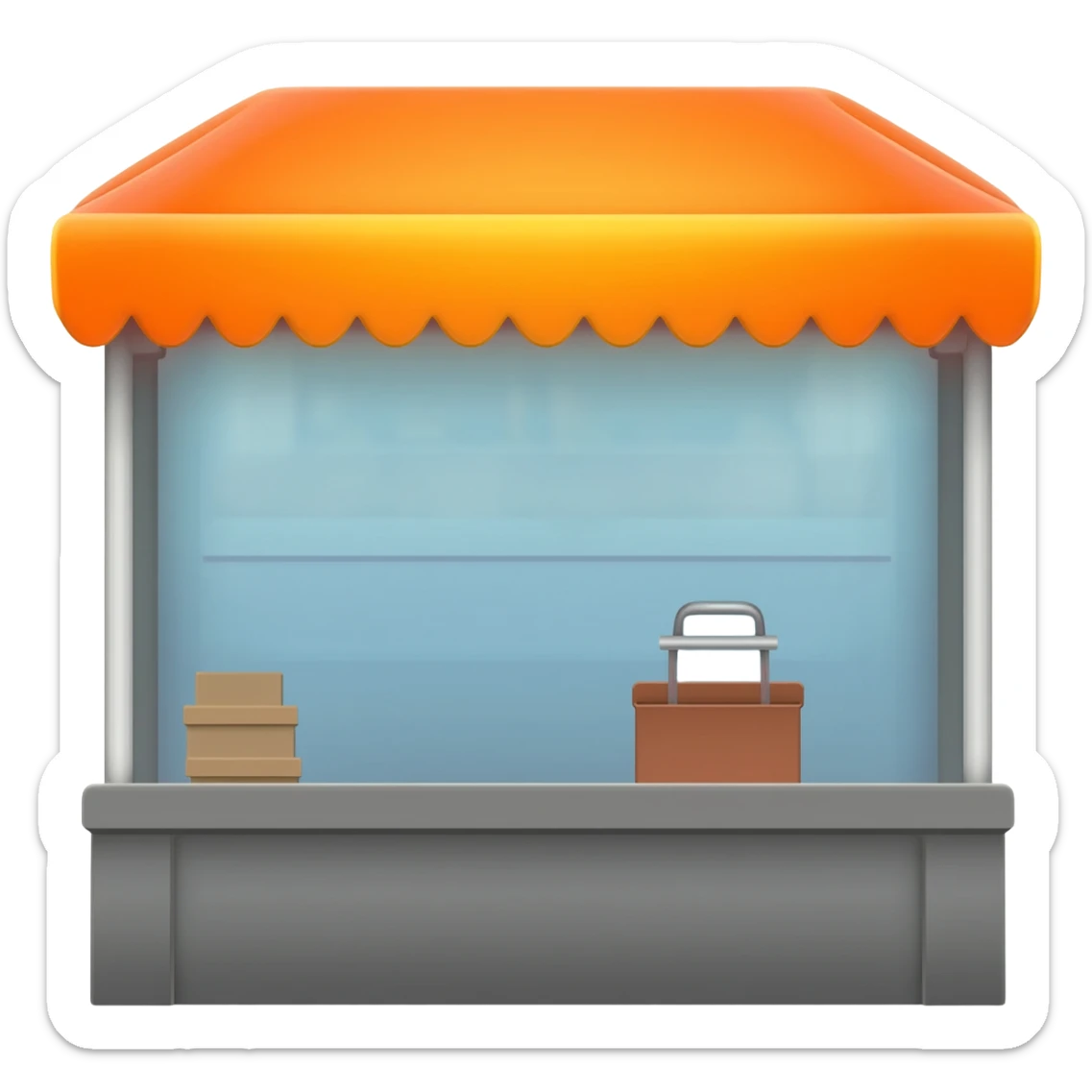 mercado en baja sticker