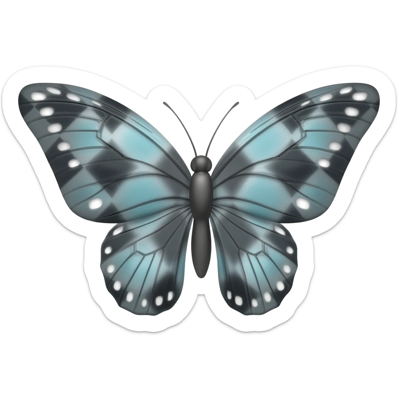 Diamond Butterfly sticker
